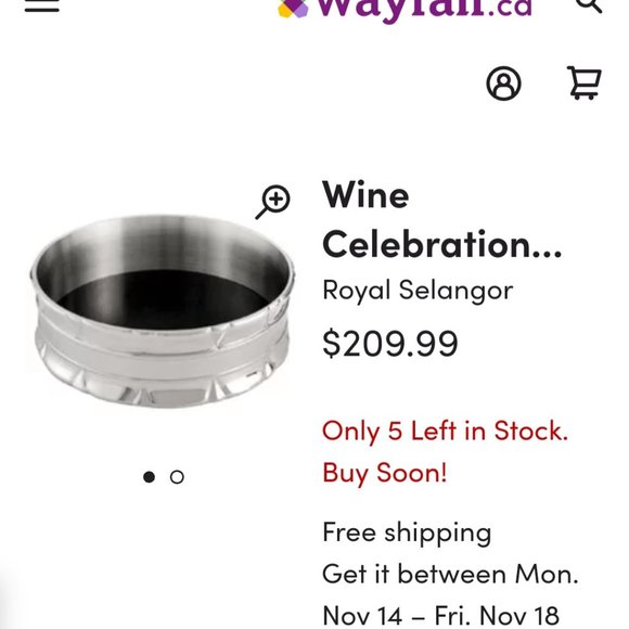 NIB Royal Selangor Gift Boxed Wine Bottle Coaster & Pourer Set - Picture 15 of 16